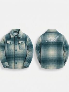 KITH Baby Plaid Wool Jacket 12-18 months